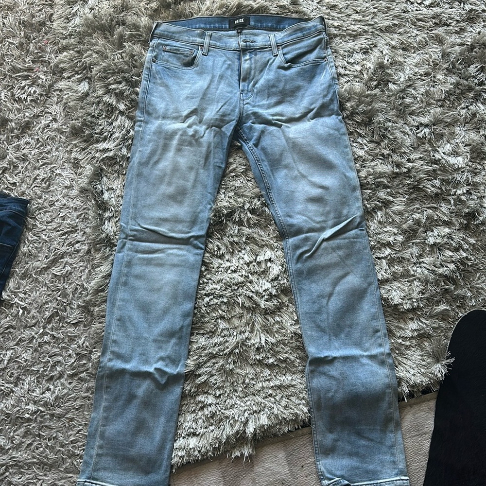 Paige Federal light wash 32 waist. Original length